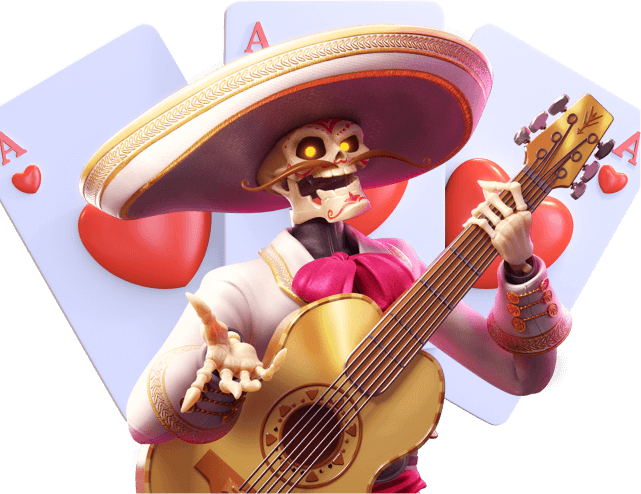 ภาพเกมสล็อตธีมกีตาร์บน EZSlot สล็อตกราฟิกสวย โบนัสแตกง่าย